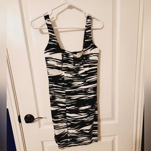 Black and white dress
